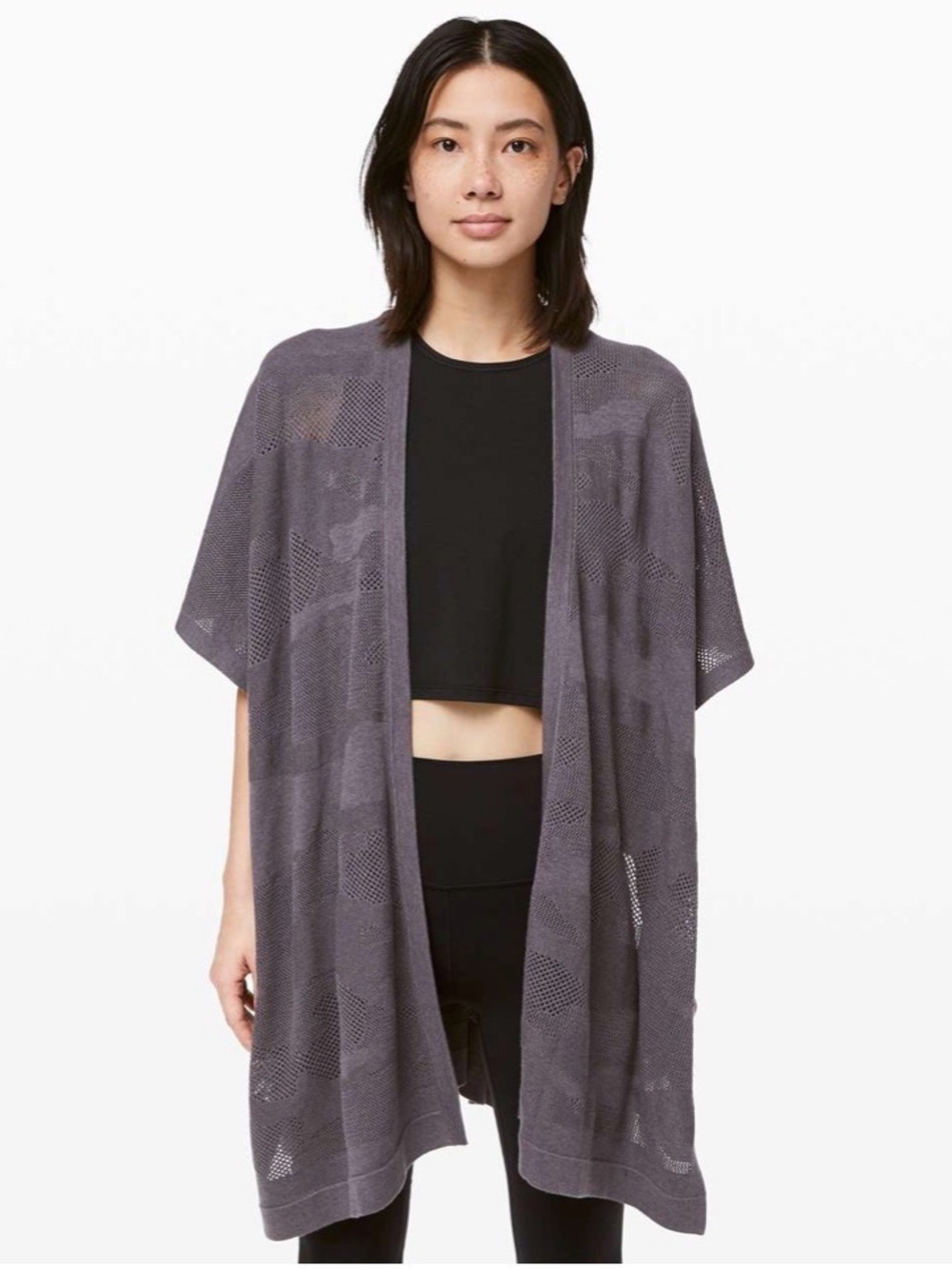 Lululemon Find Your Light Wrap Heathered Moonwalk Grey One Size